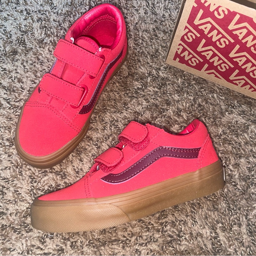 Vans Kids Red Sneakers